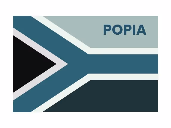A flag of a country with the name POPIA on it.